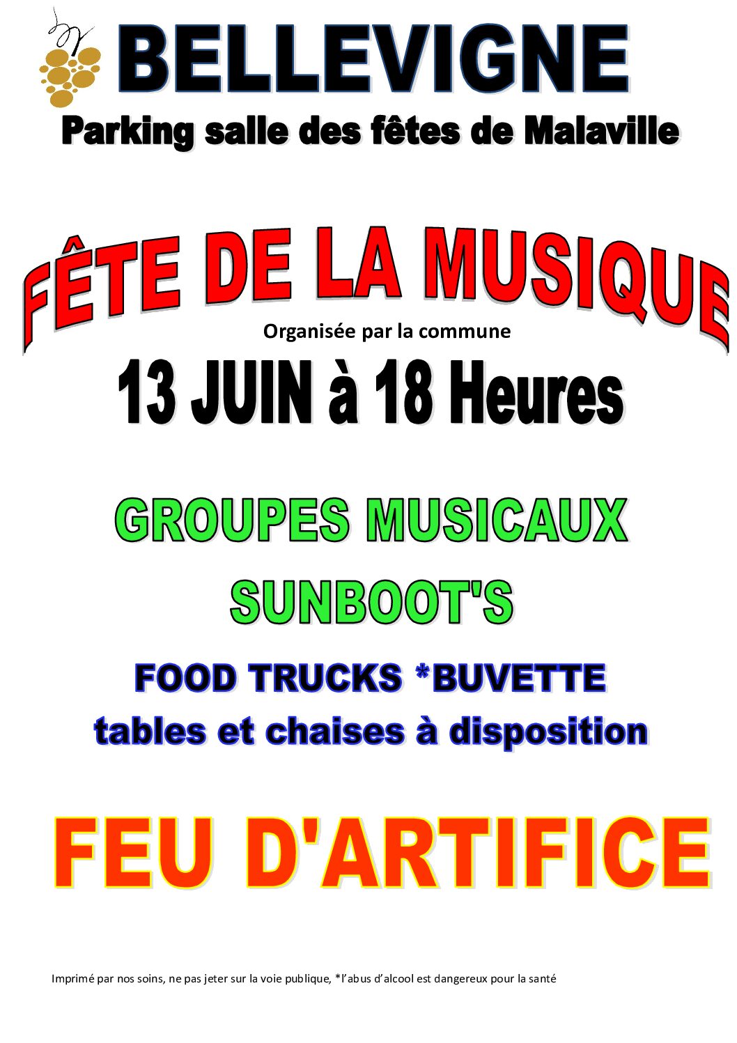 affiche musique