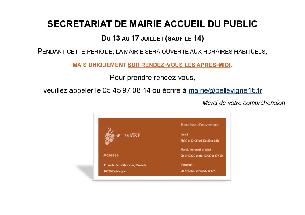 SECRETARIAT DE MAIRIE_semaine du 13072026